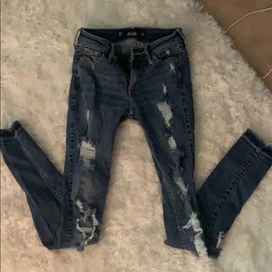 Hollister ripped jeans